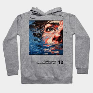 Swimming Pools (Drank) / Minimal Graphic Artwork Design Hoodie